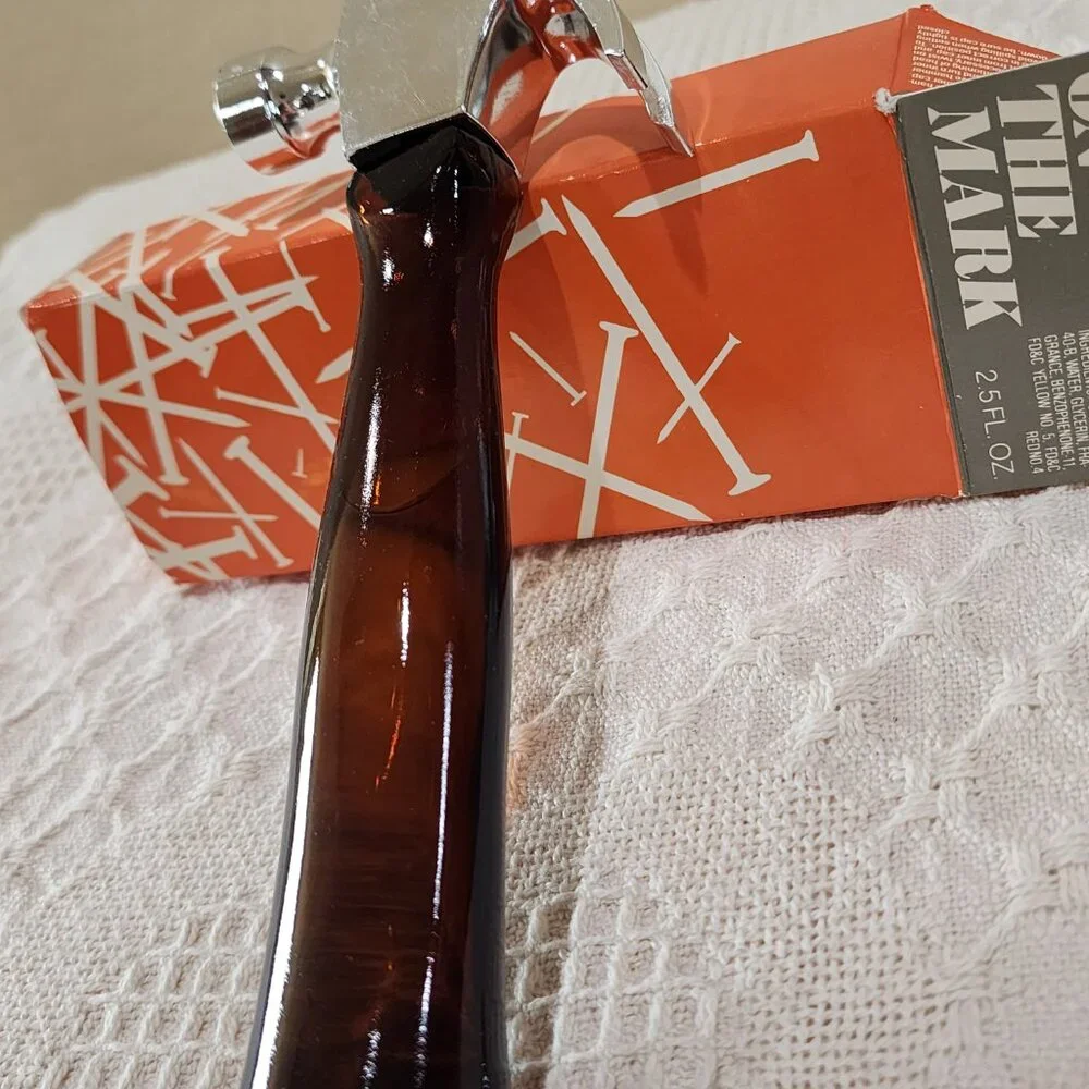 Vintage Avon ON THE MARK HAMMER Bottle Decanter Wild Country Original Box